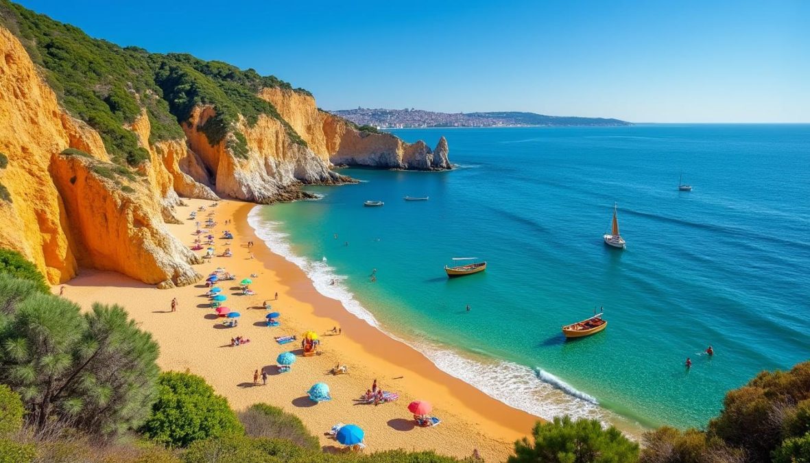 découvrez les plages incontournables de lisbonne, des spots magnifiques pour profiter du soleil, de la mer et des paysages pittoresques du portugal.
